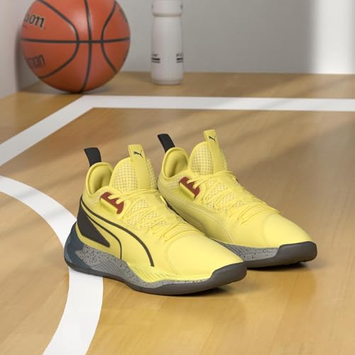 PUMA Mens Uproar Spectra Basketball Sneakers Shoes - Yellow2