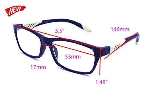 ColorViper Double Injection Lightweight Reading Glasses Free Case2