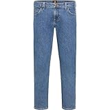 Lee Luke, Jeans Hombre, Azul (Mid Stone), 28W / 32L