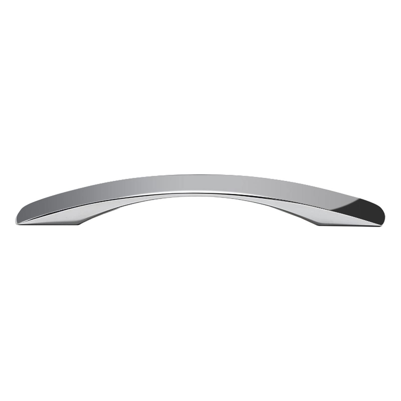 Poignée de meuble anti-rouille argentée 224 mm en alliage de zinc pour placard