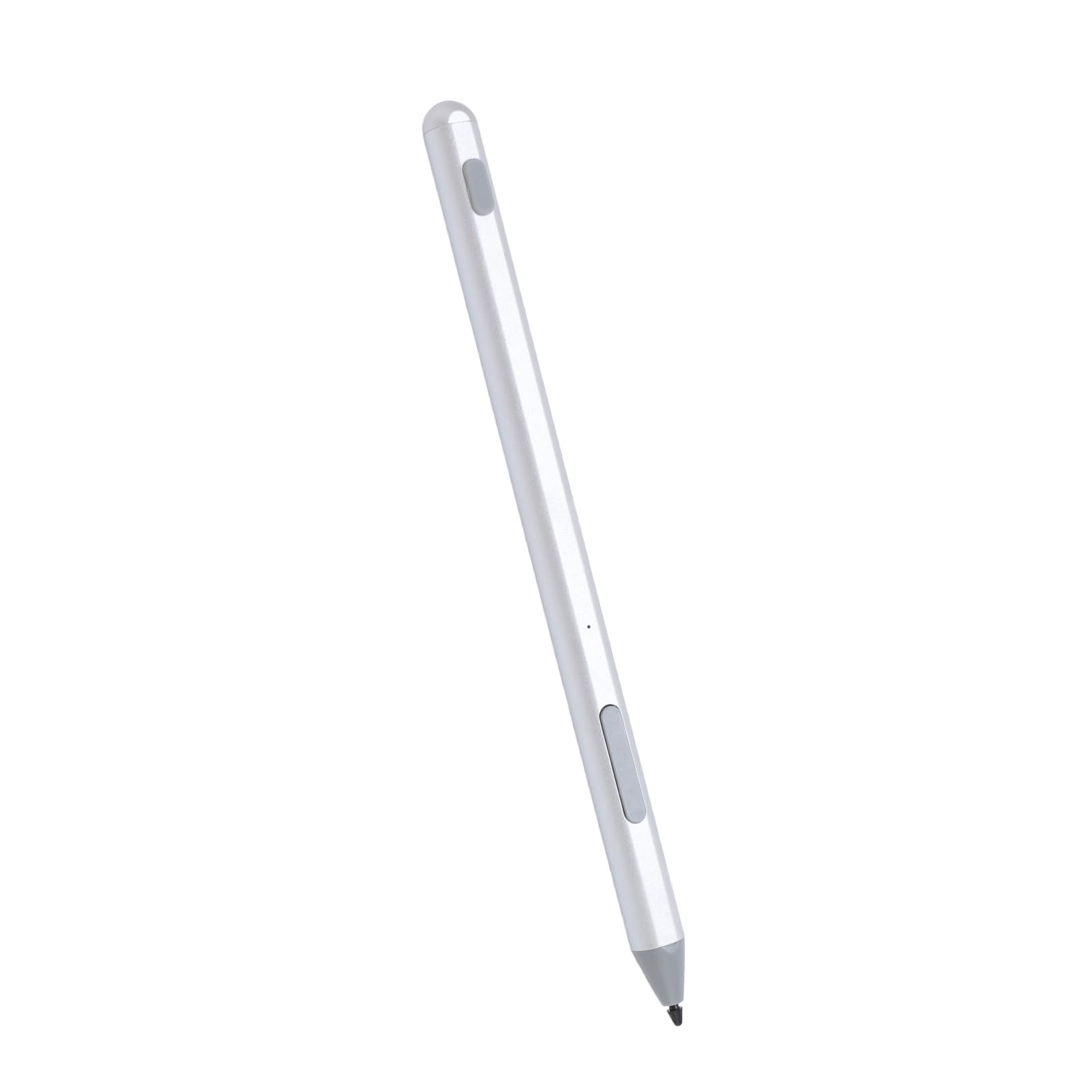 Penna Stilo Ricaricabile 4096 Livelli di Pressione Touch Screen di Precisione Disegno Digitale per Dispositivi MPP2.0 Lega di Alluminio 1 unità (SILVER)