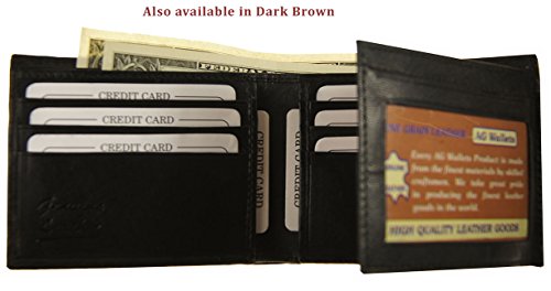 Ag Wallets Mens Leather Assorted 12 Trifold And Bifold Wallets Gift Deal #TOP4
