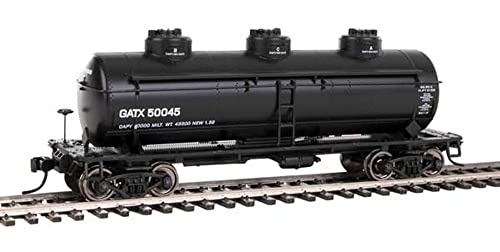 WalthersMainline - 36' 3-Dome Tank Car - Ready to Run -- GATX #50045 - HO
