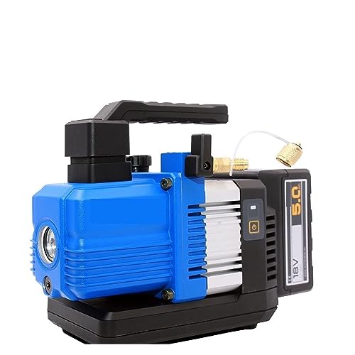 Bomba de vacío BUUBO VRP-2DLi, 180 W, 18 V, batería de litio sin cepillo, extractor de aire para servicio de aire acondicionado con refrigerante R32