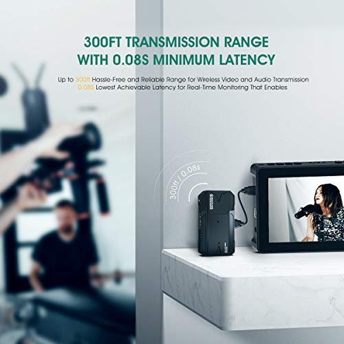 Image of HollyView Hollyland Mars 300 PRO Wireless Video Transmission System Enhanced Version with Antenna HDMI Loopout Low Latency 300ft Distance 5G WiFi(Enhanced)