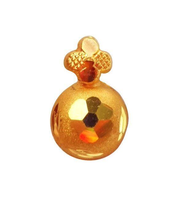 Pendentif Mangalsutra en or jaune 22K certificat d'authenticité pour femme raffinée