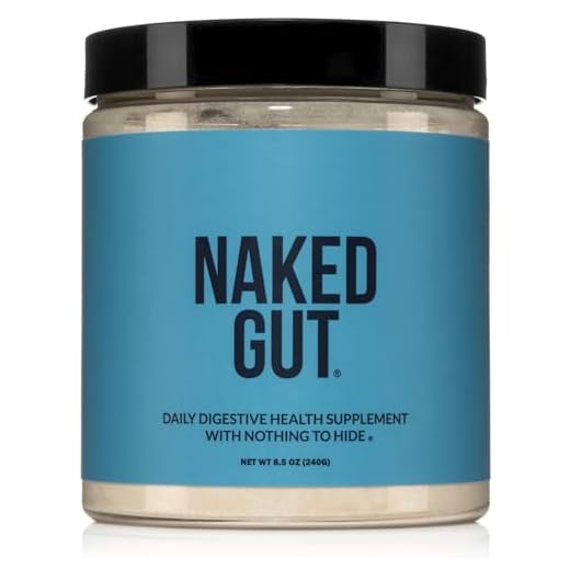 Naked Gut – Daily Gut Health Supplement – Natural Gut Health Powder for Gut Cleanse, Digestive Support – GMO-Free, Soy-Free, Certified Gluten-Free, Vegan and Hypoallergenic – 40 Servings