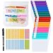 MARFOREVER 47 Pcs Pill Pouch Small Pill Bags Reusable Medicine Organizer Travel Pill Container Storage Pill Case 35 Plastic Medicine Bags 10 Sheets Labels 1 Large Bag and A Marker