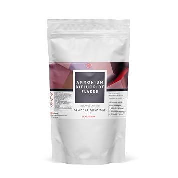 Ammonium Bifluoride Flakes by Alliance Chemical - 5 lbs - Industrial Etching and Cleaning Agent