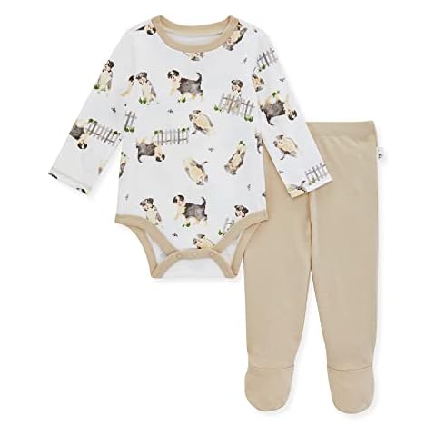 Burt's Bees Baby Baby Boys' Ly29396-fsl-9m Toddler Layette Set, Sheep Dog, 9 Months Cover