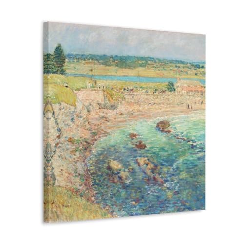 Toile Bailey's Beach Newport par Childe Hassam pour décoration de salon
