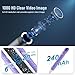 Ear Wax Removal - 1080P Camera Earwax Remover Tool - Ear Canal Cleaner - Ear Cleaning Kit - Ear Camera for iOS & Android (Purple)