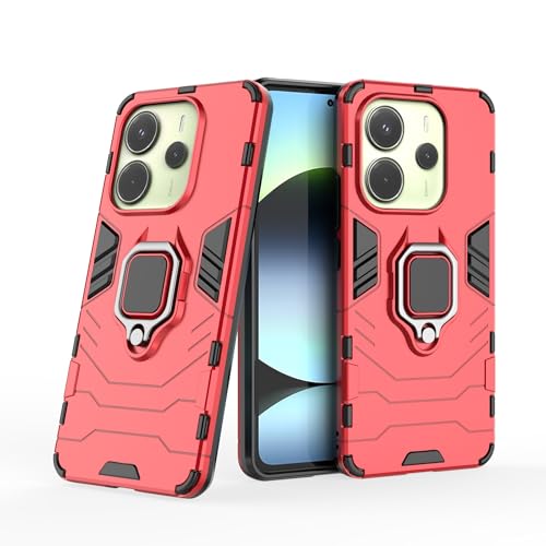 Coque Redmi Note 14 4G rouge idéale pour visionner vos vidéos mains libres - 4