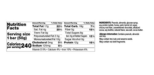 Image of KIND Protein Bars, Dark Chocolate Nut, Gluten Free, Healthy Snacks, 12g Protein, 12 Count
