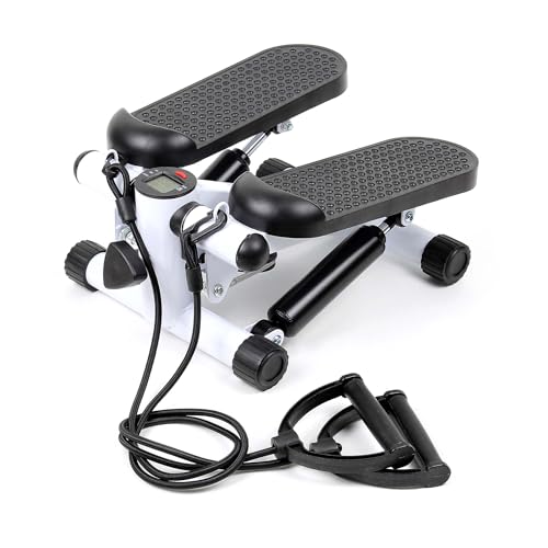WilTec LUXTRI Stepper 41x30x18cm con Ordenador Cintas de Entrenamiento Fitness en casa piernas y glúteos