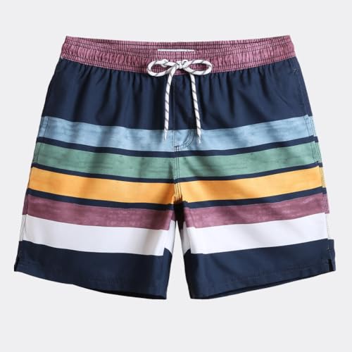 Image of maamgic Mens Slim Fit Swim Shorts Swim Trunks 7 inch Quick Dry Mens Bathing Suits with Mesh Lining
