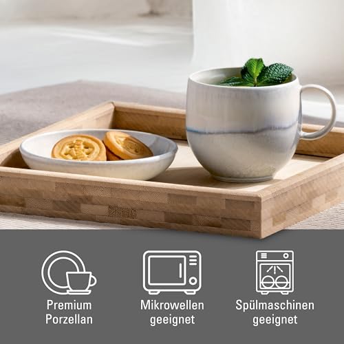 Taza pequeña Perlemor Sand de porcelana premium miniatura 3