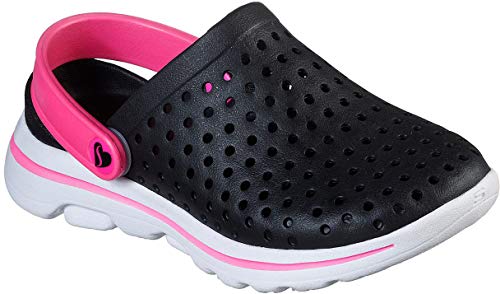 Image of Skechers Girls Color Blocked Slip on Clog Sneaker