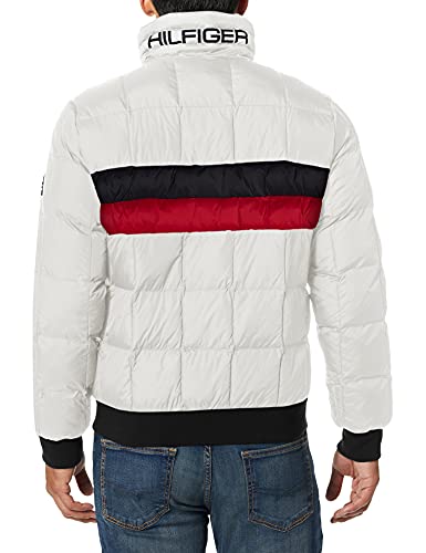 Image of Tommy Hilfiger Men's Quilted Bomber Hoody Color Block