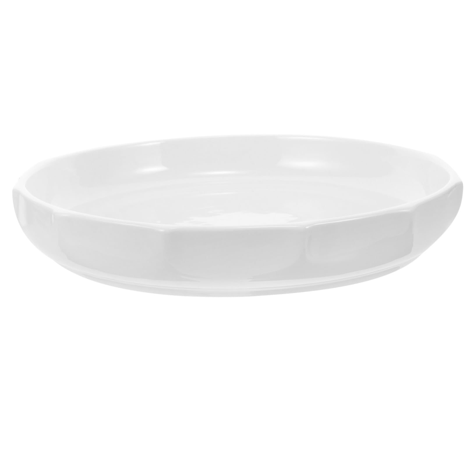 Gadpiparty Assiette Creuse Céramique Motif de Lotus Assiette Service pour Restaurant Hôtel Cuisine Polyvalente