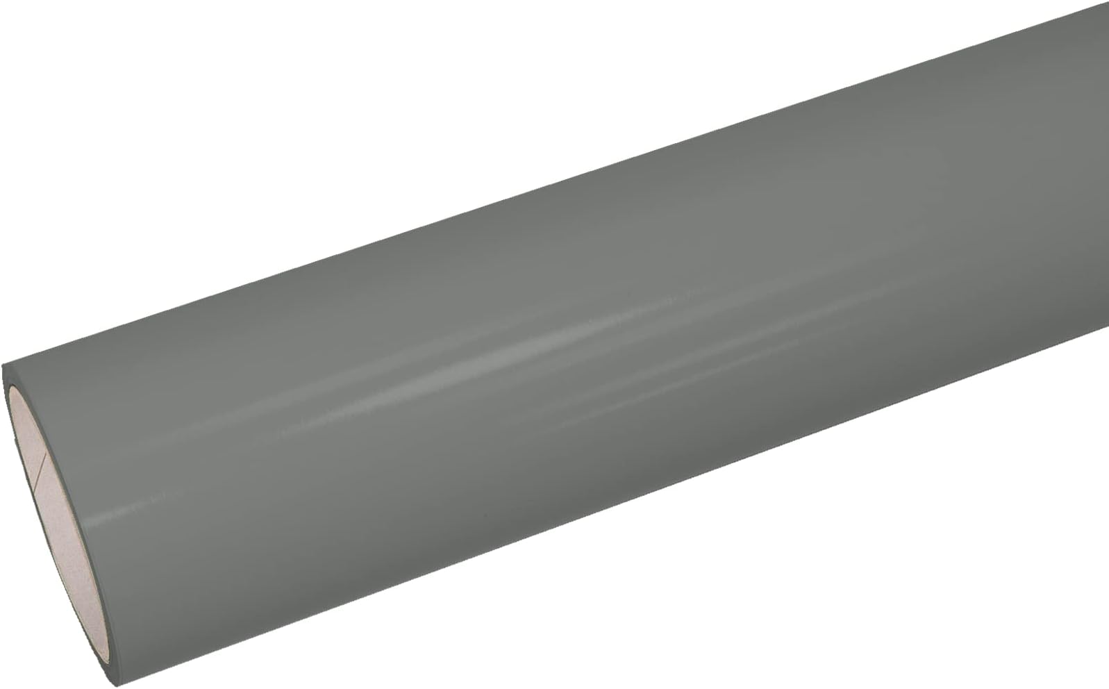 Vinyl Ease 24" x 30 ft Roll of Glossy Grey Permanent Adhesive-Backed Vinyl for Craft Cutters, Punches and Vinyl Sign Cutters – V0705