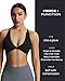 Aoxjox Women's Workout Sports Bras Fitness Metamorph Sienna Twist Bra Yoga Crop Tank (Black, Small)