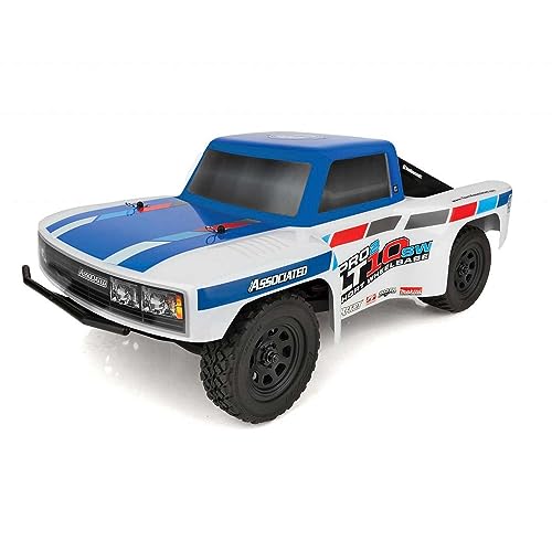 Team Associated PRO2 LT10SW Short Course Truck RTR, Blue/Whi