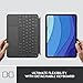 Logitech Combo Touch iPad Pro 11-inch (1st, 2nd, 3rd, 4th gen - 2018, 2020, 2021, 2022) Keyboard Case Oxford Gray Crayon Orange Digital Pencil for All iPads (2018 Releases and Later)
