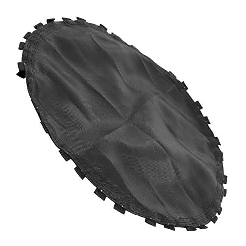 BESPORTBLE Trampoline Replacement Mat UV-Resistant Black Mesh Jumping Cushion Fits Round Trampoline Frames Suitable for Home Use