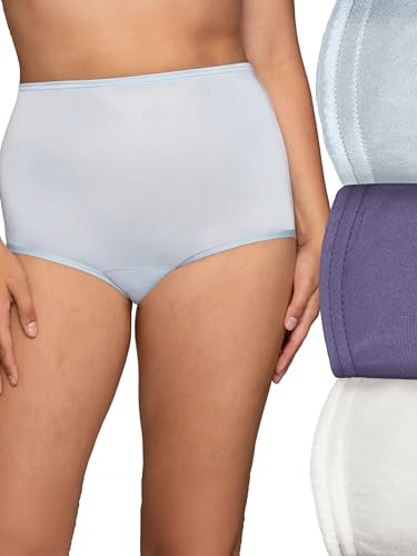 Image of Vanity Fair Women's High Waisted Underwear, Full Coverage Ladies Panties, Perfectly Yours Briefs