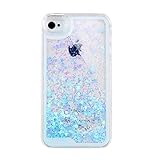 carcasa trasera iphone 5c original  Carcasa para iPhone 5C, diseño de la capa de plástico Nsstar AquaTrio transparente Cystal con carcasa de brillo de haces de doble carcasa rígida con diseño del delfín atractivo de líquidos de agua de plástico Funda para iPhone 5C, little hearts,blau, iPhone 4s
