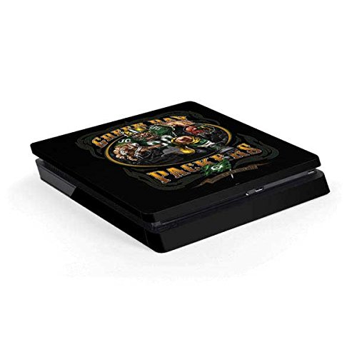 Skinit Decal Gaming Skin Compatible with PS4 Slim - Officially Licensed NFL Green Bay Packers Running Back Design