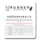 Rubberfashion sehr lange Latex Handschuhe - extra dicke fingerlose Latexhandschuhe bis zum Oberarm für Damen und Herren Schwarz 0.8mm M