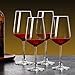 ParaCity Weingläser, mundgeblasene Weingläser, klares Glas, Glas mit langem Stiel für Rot- und Weißwein, Weihnachtsgeschenke, 350 ml Rotweingläser für Frauen, Männer, Hochzeit und Geburtstag (4)