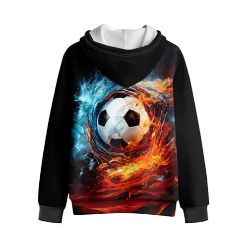 Cool Thin Fleece Zipper Hoodies for Boys Warmly Pockets Long Sleeve Sweatshirt Fashion 3D Prints Tops Fall Winter4