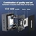 Irfora GXMO GX55 Mini PC Desk Computer with Intel 11th Gen Celeron Processor N5105 16G DDR4 Dual Channel 512GB SSD Storage Support Triple Screen 4K Resolution Dual WiFi 2.4G+5.8G BT and Cooling Fans
