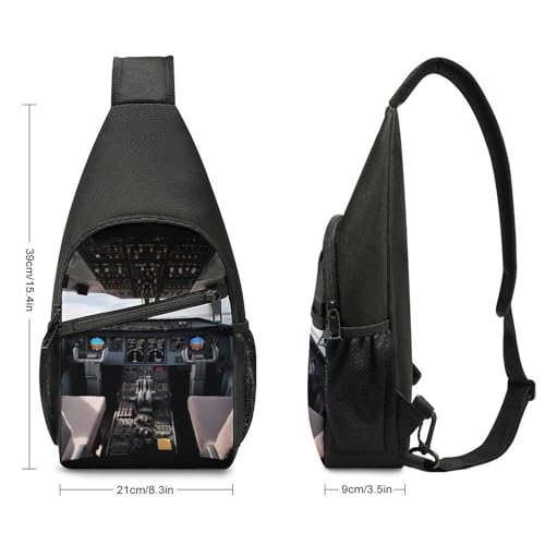 Bolso cruzado deportivo de gran capacidad para viaje y senderismo miniatura 2