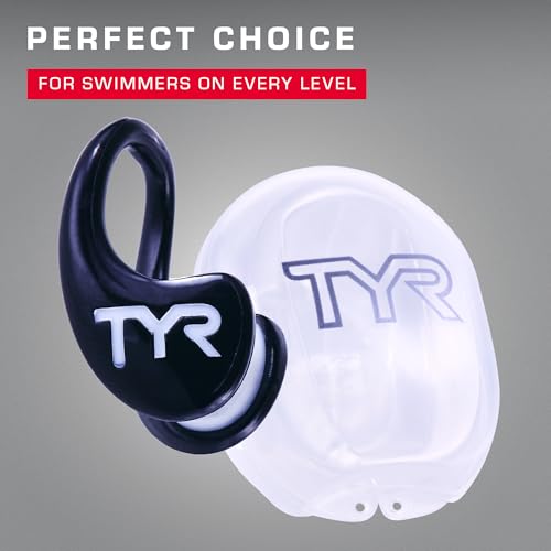 Image of TYR Ergo Swim Clip - Low Profile Nose Plug for Front Snorkels | Lightweight Polyurethane Frame | Hypoallergenic TPR Nose Pads | Ideal for Front Mount Snorkels | 100% Latex-Free Comfort