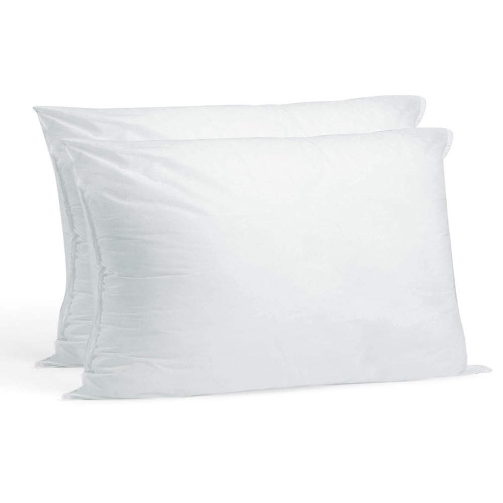 Hometex Throw Pillow Insert 14" x 24" Polyester Filled Standard Cover (2 Pack)