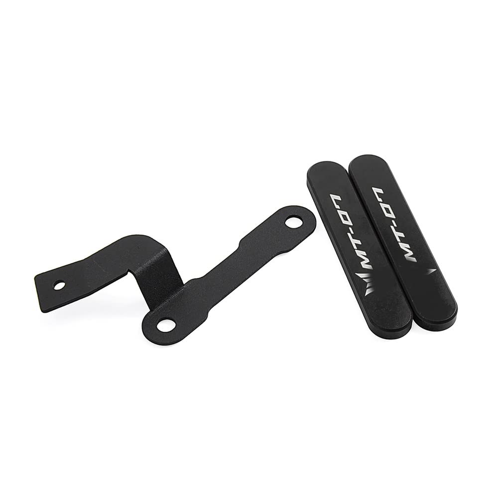 Aluminium-Motorrad-Beifahrer-Fußrasten-Entfernungs-Kit Hintere Ölmodifikationshalterung Für Yamaha MT07 MT-07 2014 2015 2016 2017