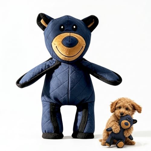 2026 New Unbreak-Bear Dog Toy Indestructible Bear Dog Toy for Heavy Chewers Tough Unbreakable Bear Dog Companion Toy for Aggressive Chewers Durable Unbreakable Dog Toy for Large Medium Dogs