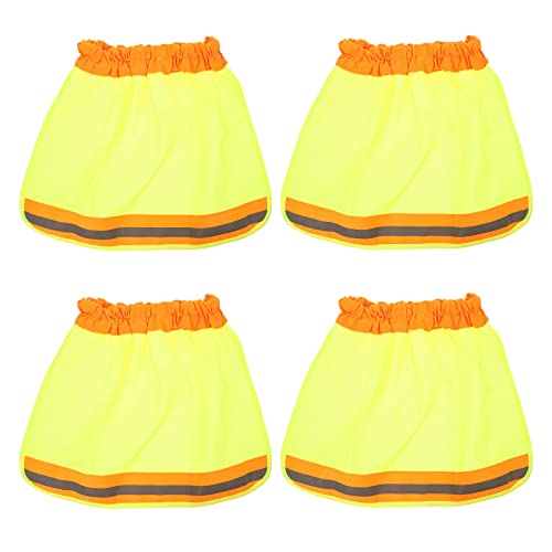 Generic 4 Pcs Chapéu Duro Pescoço Capacete Escudo Pescoço Capacete Pescoço Sombra Protetor Solar Cha