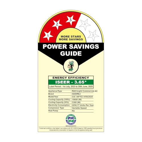 Image of Godrej 3 Ton 3 Star, 5-In-1 Convertible Cooling, 360 Cooling, Self Clean Technology, Anti Freeze Protection, Inverter Cassette AC (Copper, AC 3.0T CIC 36FTC3 4YA, White)