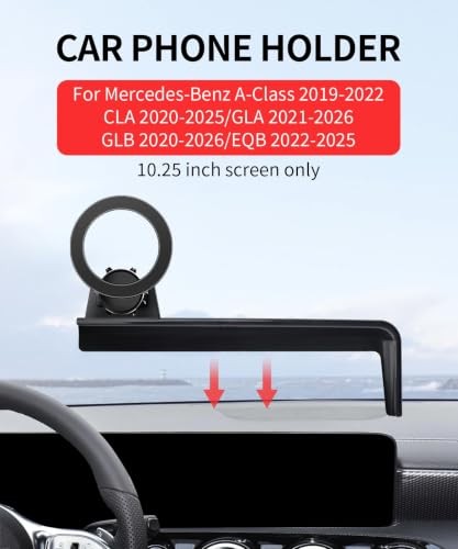 Car Phone Holder for Mercedes-Benz A-Class/CLA/GLA/GLB/EQB 10.25" Gauge by MaserWeller - Used condition - Image 4