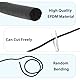 15m Dichtschnur Fugenfüllprofil Rundschnur 6mm Gummidichtung Rund PE Rundschnur Door Seal Strip Schwarz Fugen Dichtungsstreifen Moosgummi Hauswand Silikonstreifen Rundschnur Dichtung