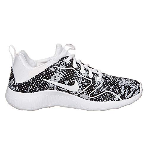 Nike Wmns Kaishi 2.0 Print, Scarpe da Ginnastica Donna, Nero / Nero-Bianco, 36...
