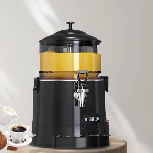 DSYYNAY Dispensador De Chocolate Caliente Comercial 5l 10l, Fuente De Chocolate, Máquina Eléctrica para Preparar Bebidas De Chocolate, Máquina para Templar Chocolate Ajustable De 30 A 90 °C(5L)