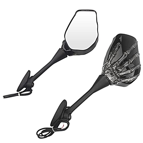 Espejos laterales mano calavera para eliminar vibraciones en Honda CBR600RR y mejorar visibilidad