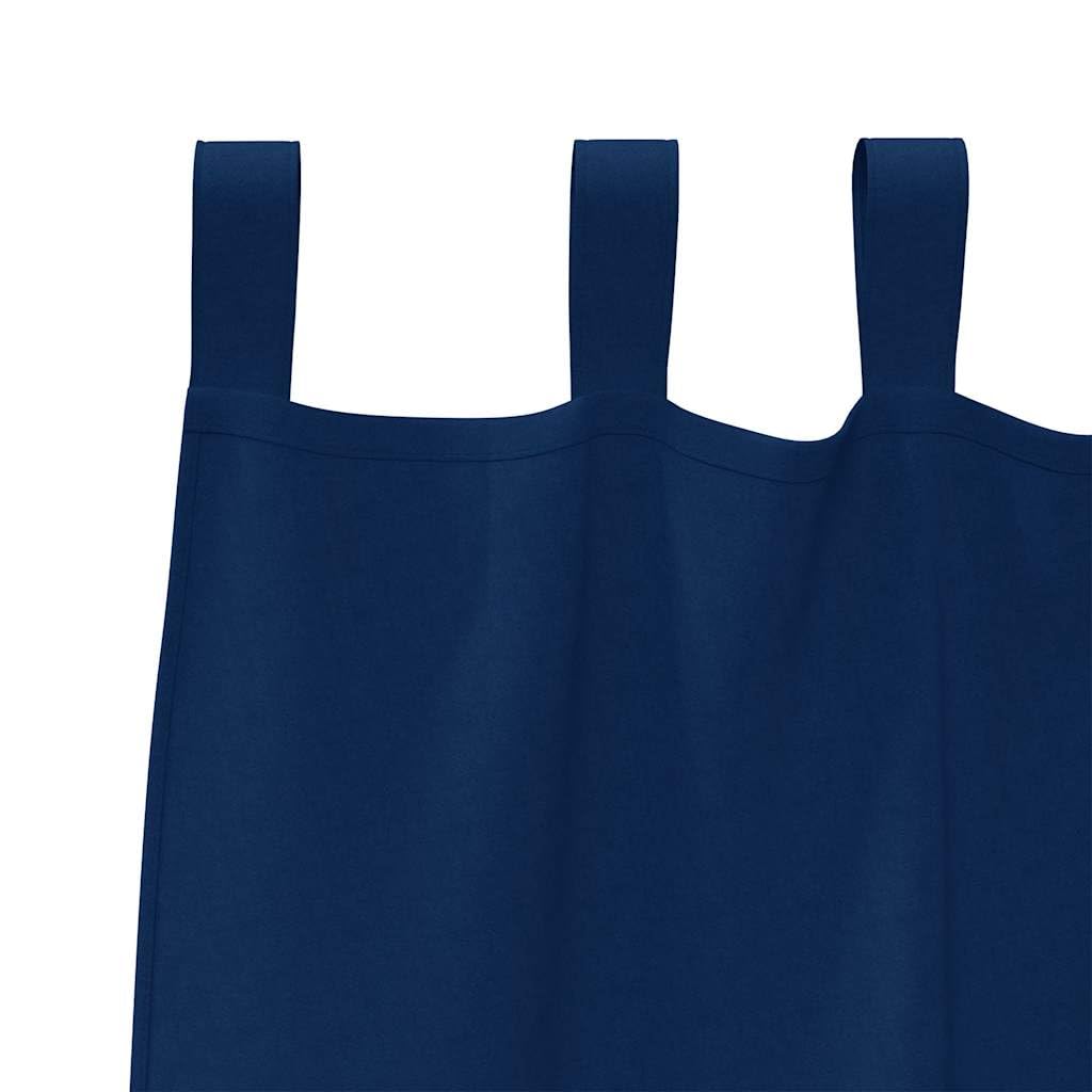 Cortinas opacas con anillas, 2 unidades, 260 x 140 cm, poliéster, con trabillas y ojales para salón, dormitorio, habitación infantil, opacas, privacidad, translúcidas