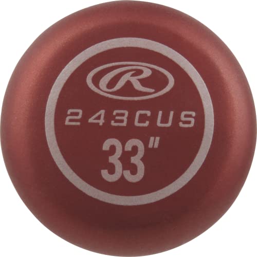 Rawlings Big Stick Elite 243 Maple/Bamboo Composite Wood Baseball Bat, 33 Inch, Red/White/Blue,Model Number: 243Cus-33 #TOP4